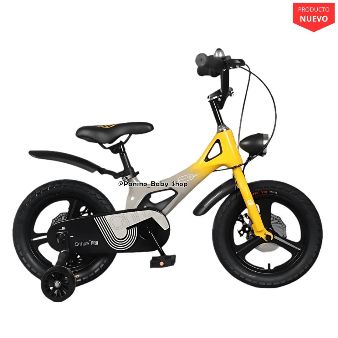 Bicicleta Aro 16 para niños -ANTULE PRO- Amarillo