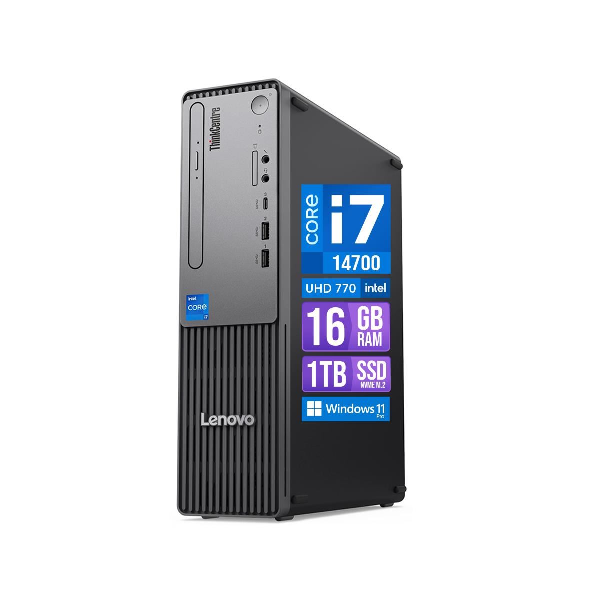 PC Lenovo ThinkCentre Neo 50S Gen 5 i7-14700 5.4GHz 16GB DDR5 1TB SSD Win11 Pro
