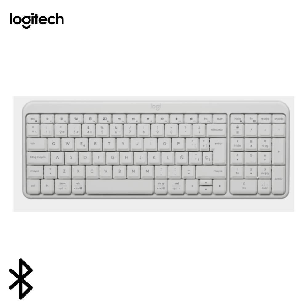 Teclado Inalámbrico Logitech K250 Bluetooth Blanco
