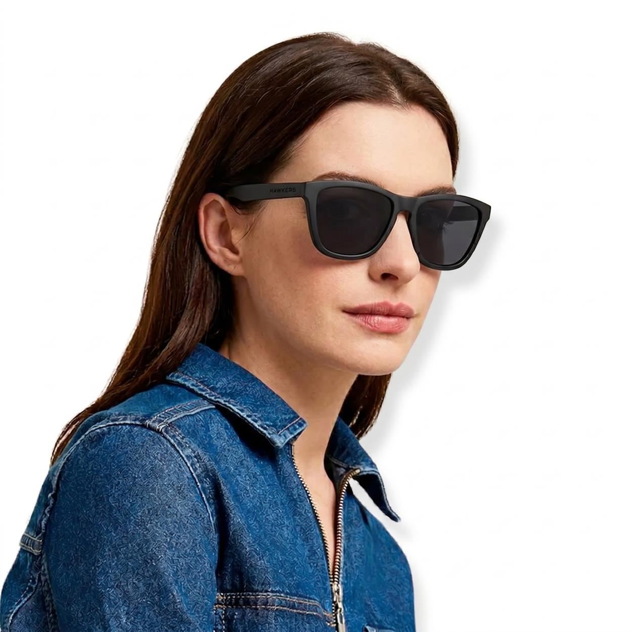 Lentes de Sol Polarizadas Hawkers One 140014 Negro Carbon Unisex Talla 54mm