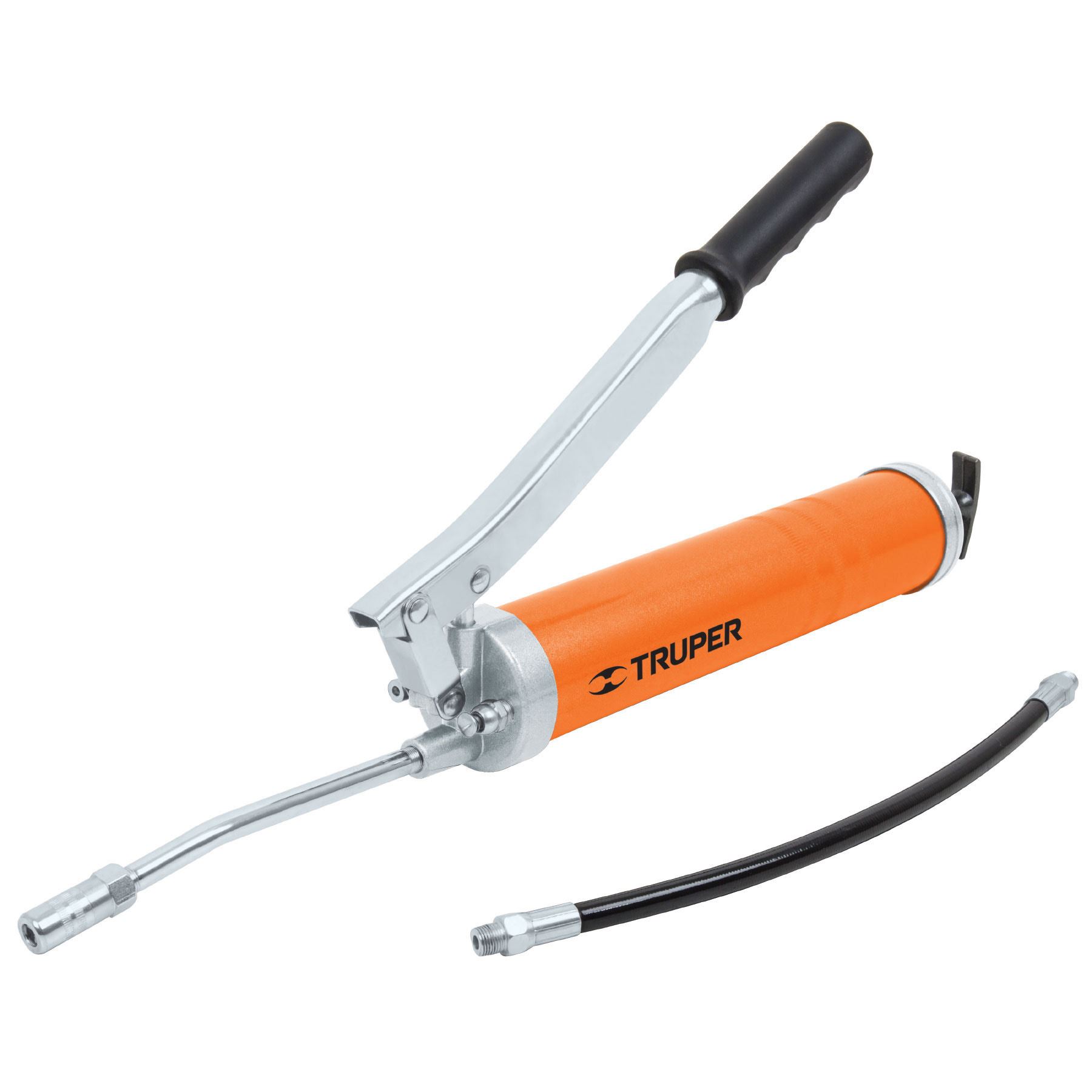 Engrasadora 14 Onz Truper 14861 Profesional 10,000 Psi - Naranja