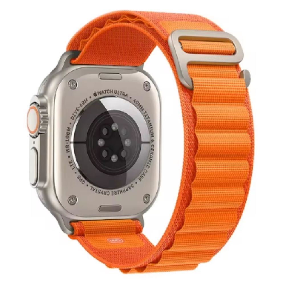Correa Alpine Loop Para Apple Watch Color Naranja 42/44/45/46/49mm