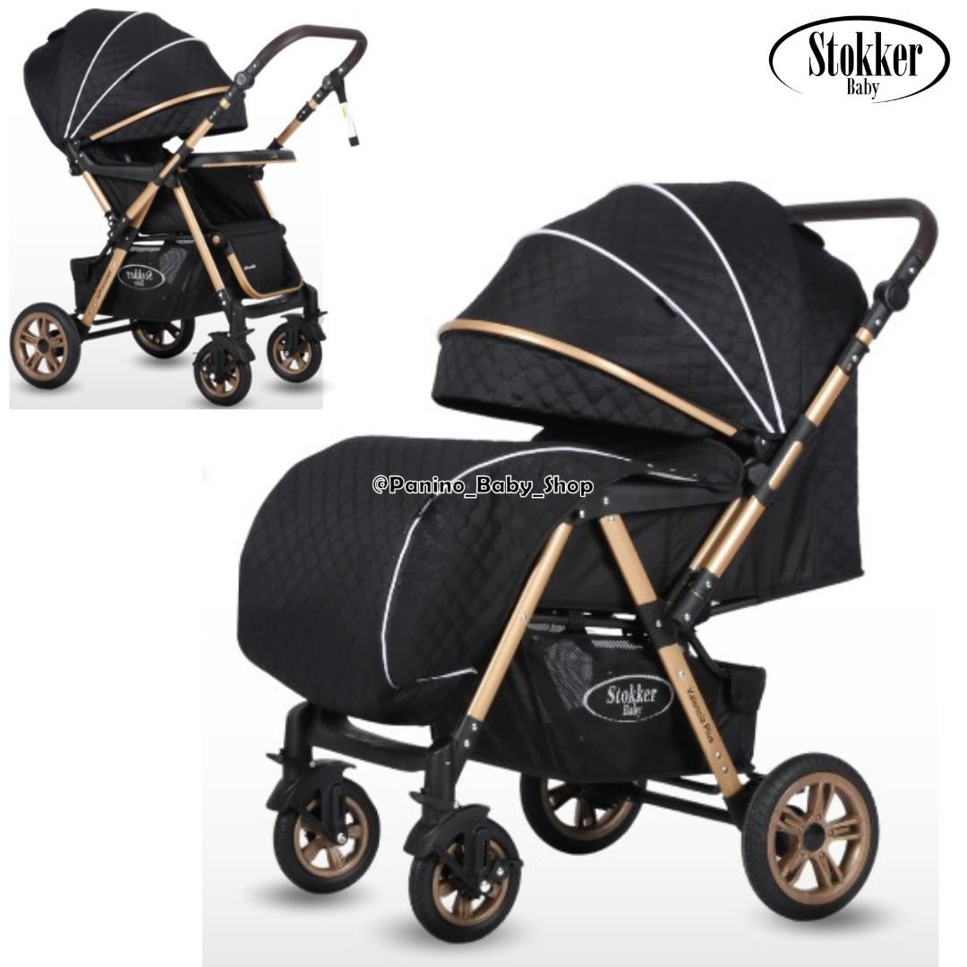 Coche Cuna de Paseo ContraMarcha -VALENCIA- Negro