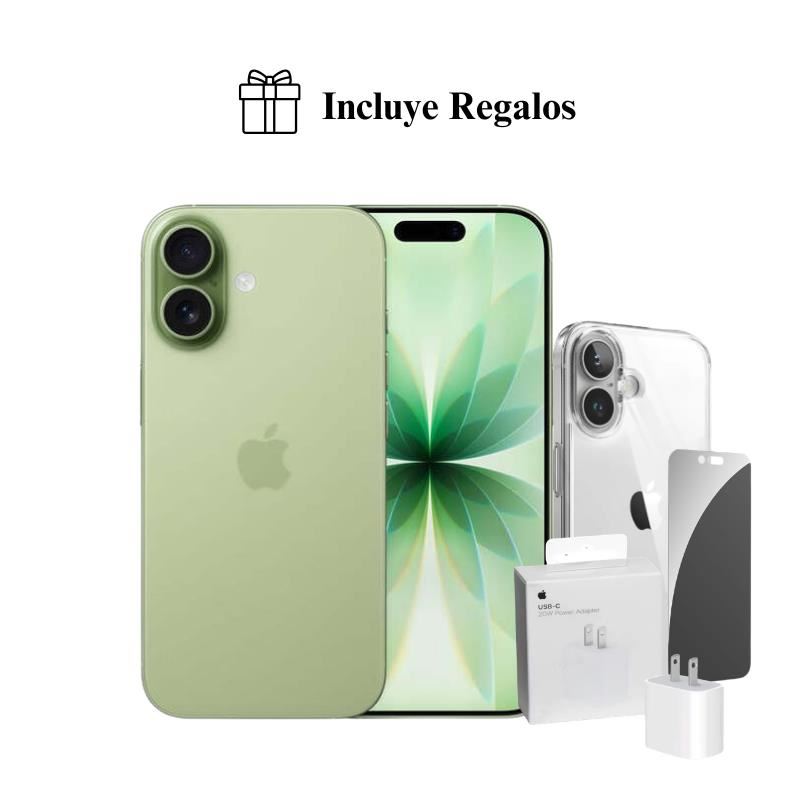 iPhone 17 Apple Intelligence 256GB (eSIM) - Salvia + Combo de Regalo