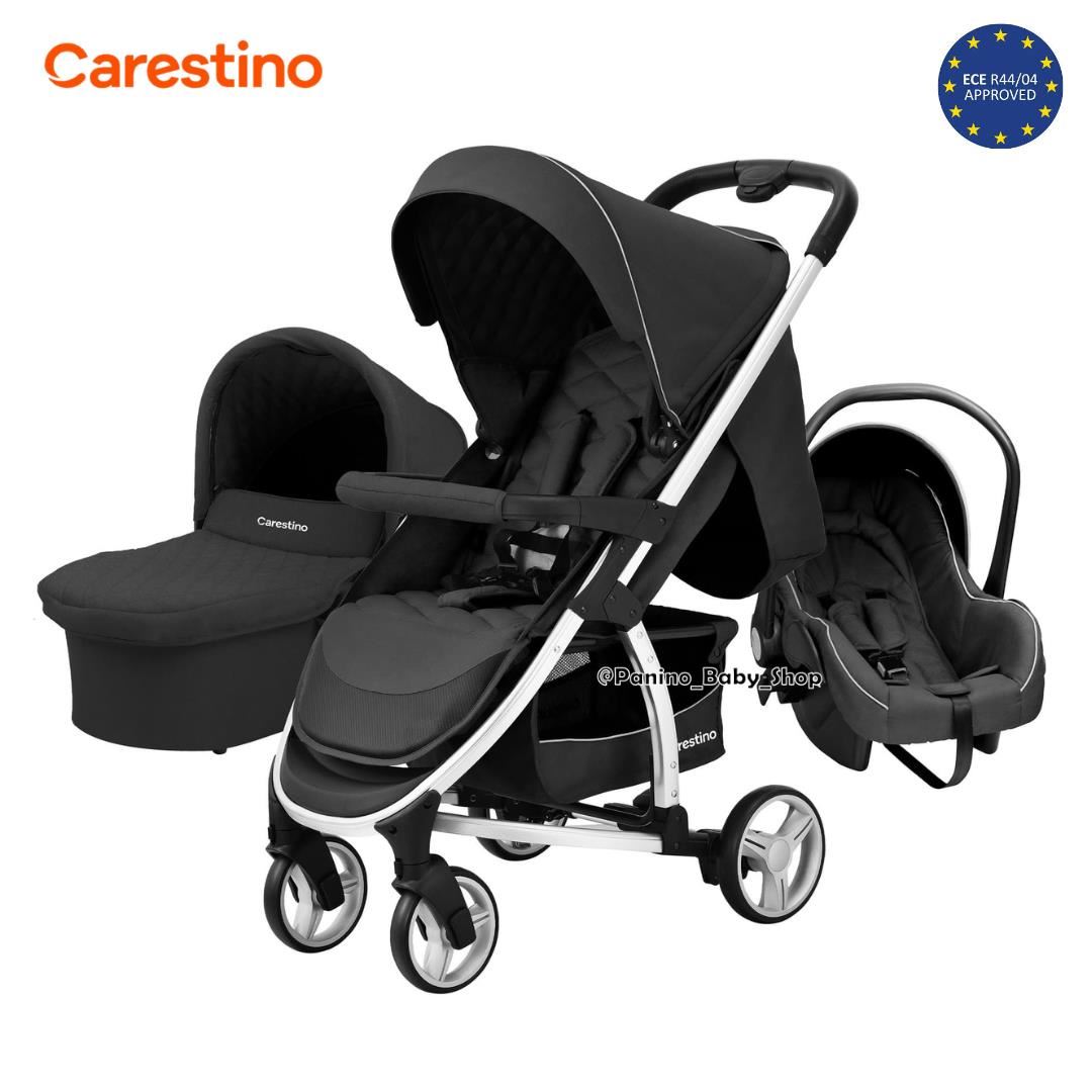 Coche Cuna Travel System Premium 3en1 -LONDON- Negro