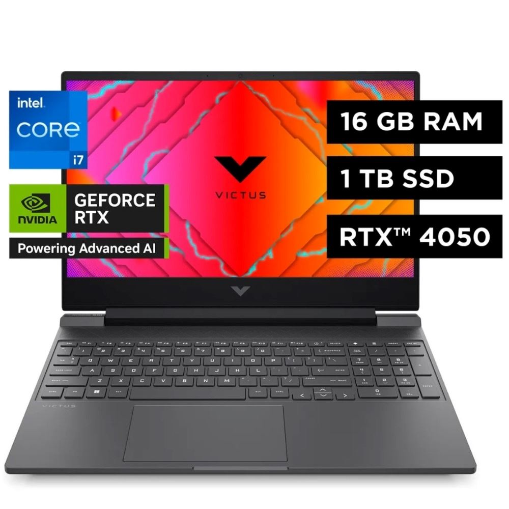 Laptop Gamer HP Victus 15.6" Windows 11 Home Intel Core i7-13620H 16GB 1TB SSD 15-FA2012LA RTX4050