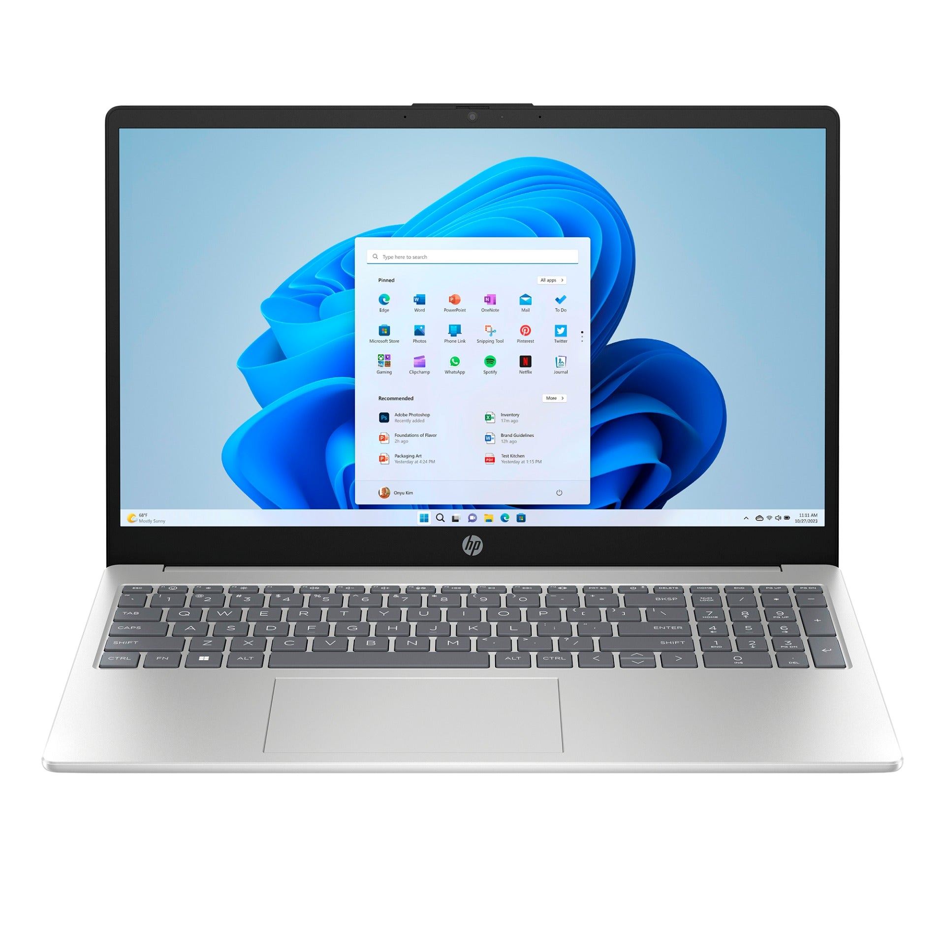 Laptop HP AI Intel Core Ultra 7-255U 24GB 512GB 15-fd2373la Plateado