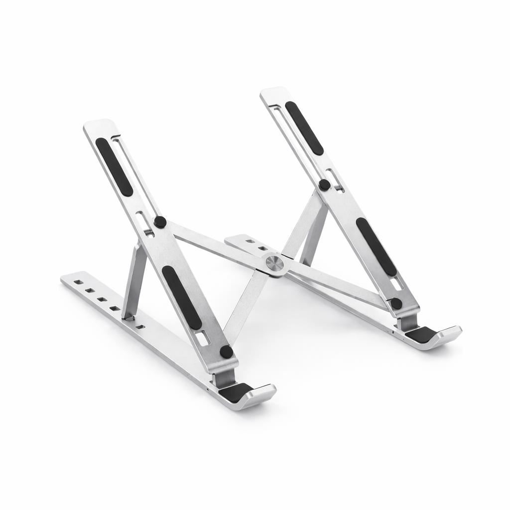 Soporte Para Laptop Plegable De ABS Plateado