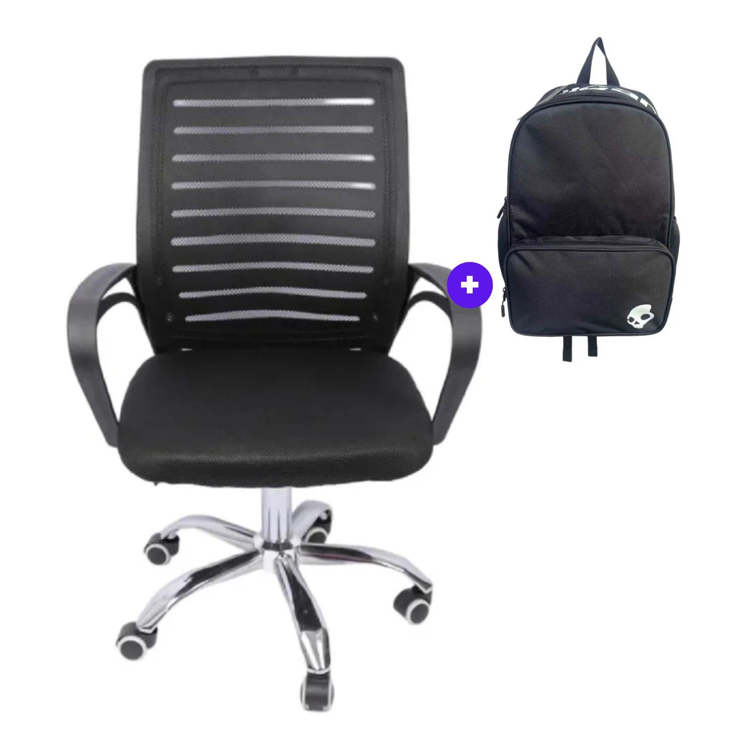 Combo Silla de escritorio Bord + Mochila Skullcandy Plain