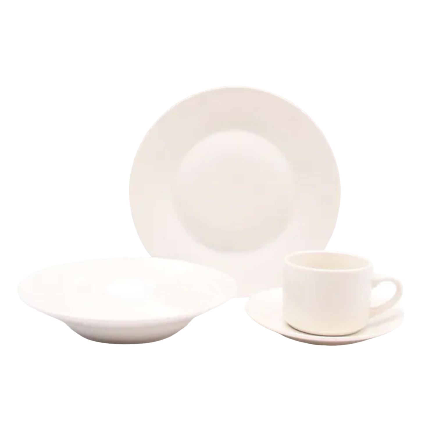 Set de Vajilla On Off 16 PZA Blanco