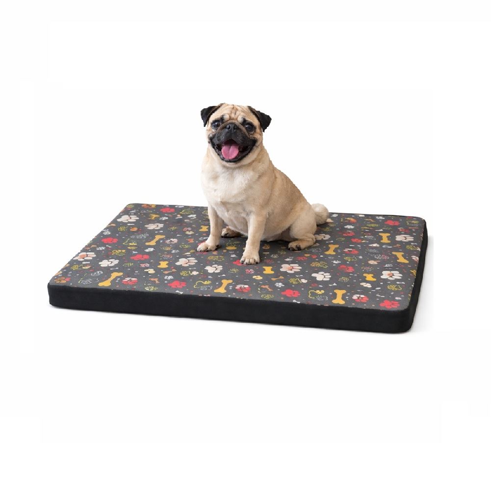 Cama colchoneta básica de verano para perro y gatos color negro talla 2
