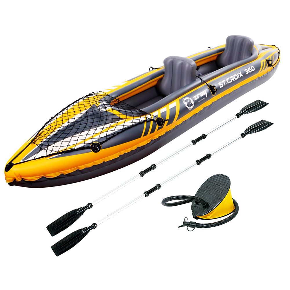 Kayak 2 Personas 52x78x350 cm Amarillo