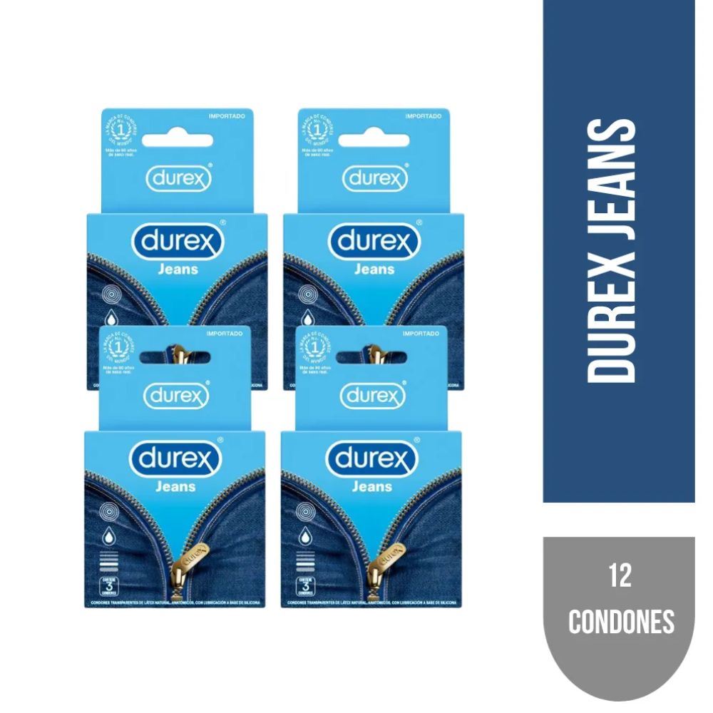 Pack Condones Durex Jeans 12 Und