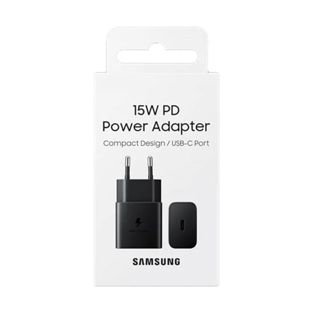 CARGADOR SAMSUNG POWER ADAPTER 15W COLOR NEGRO