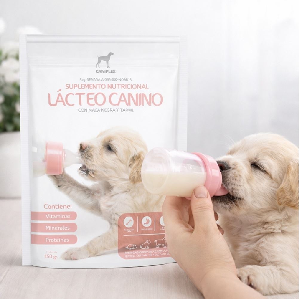 Sustituto lácteo leche maternizada para perros Lacteo Canino x 150 gramos