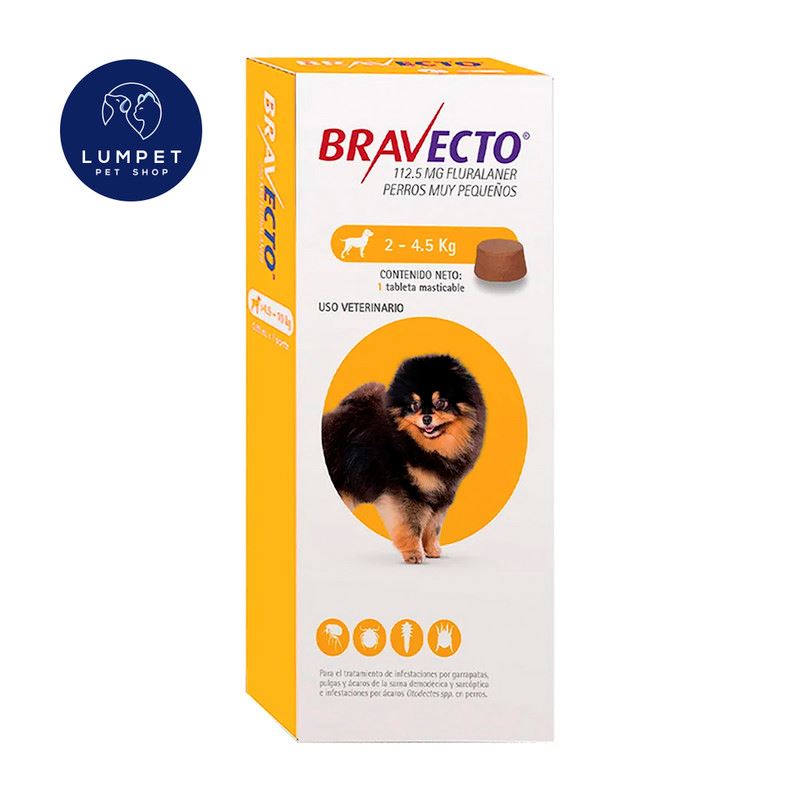 Bravecto 2 - 4,5 kg 112,5 mg