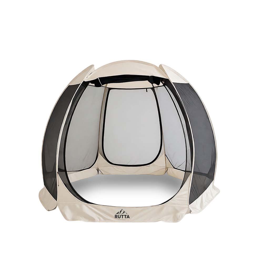 Toldo Camping Instantáneo Plegable 3,05m Impermeable 1000 mm C/Mosquitera