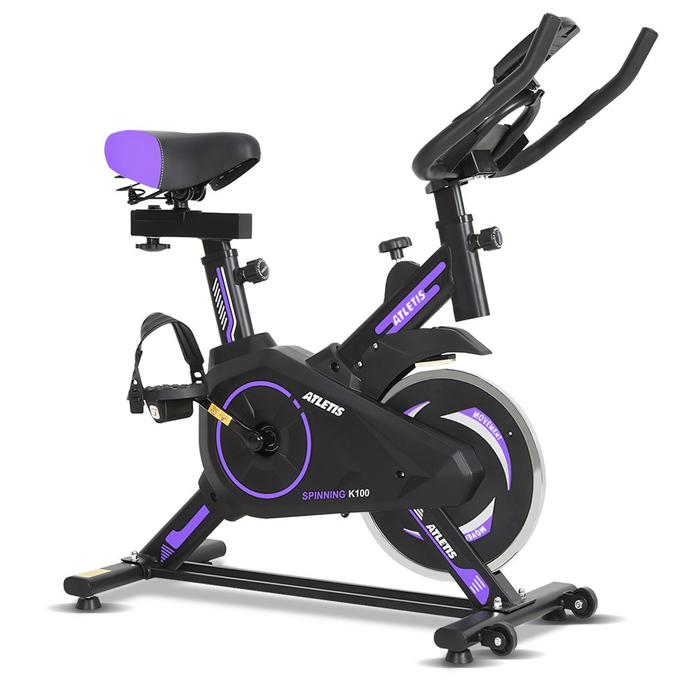 Bicicleta Spinning K100 Lite Morado