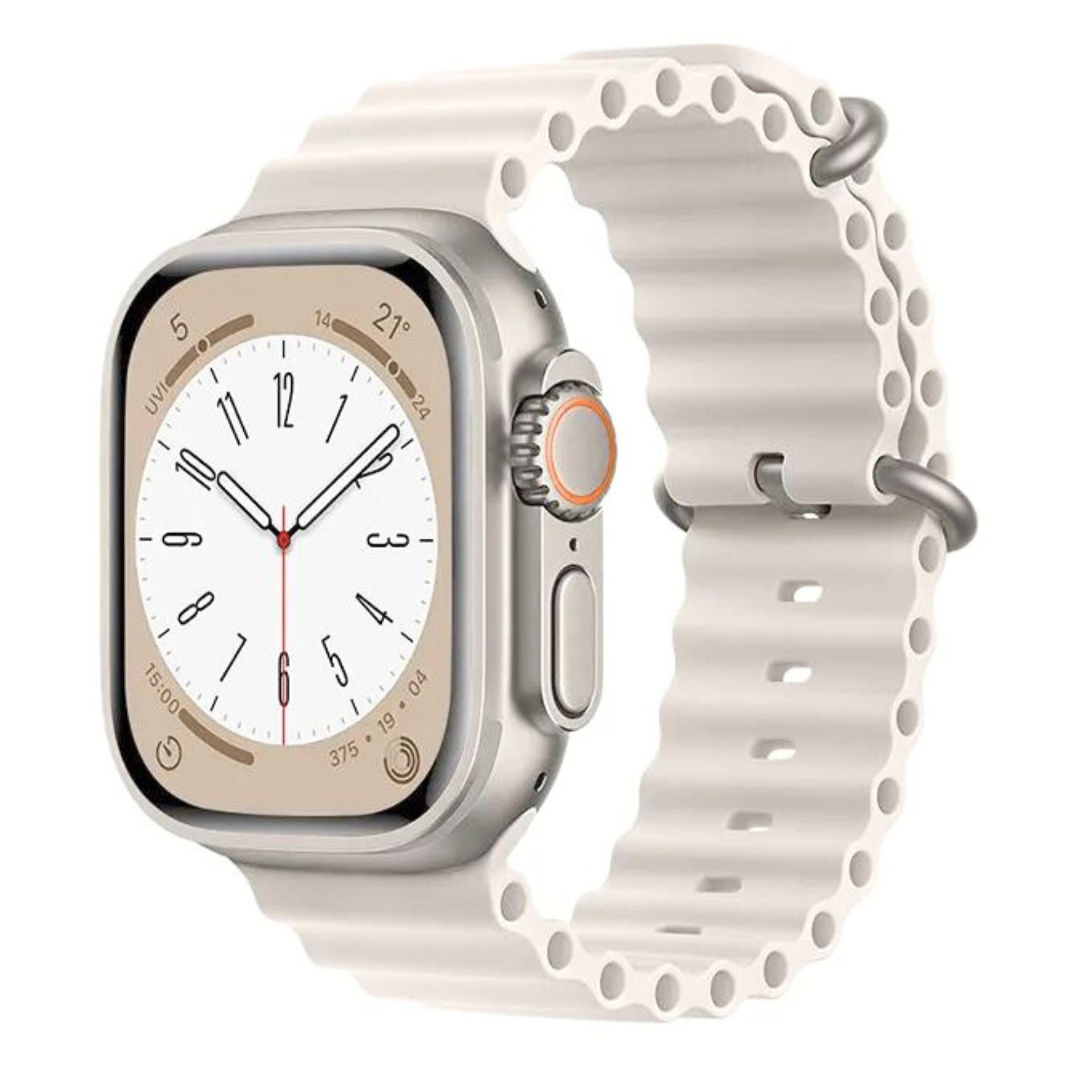 Correa Ocean Ultra para Apple Watch de 44/45/46/49 mm Color Hueso