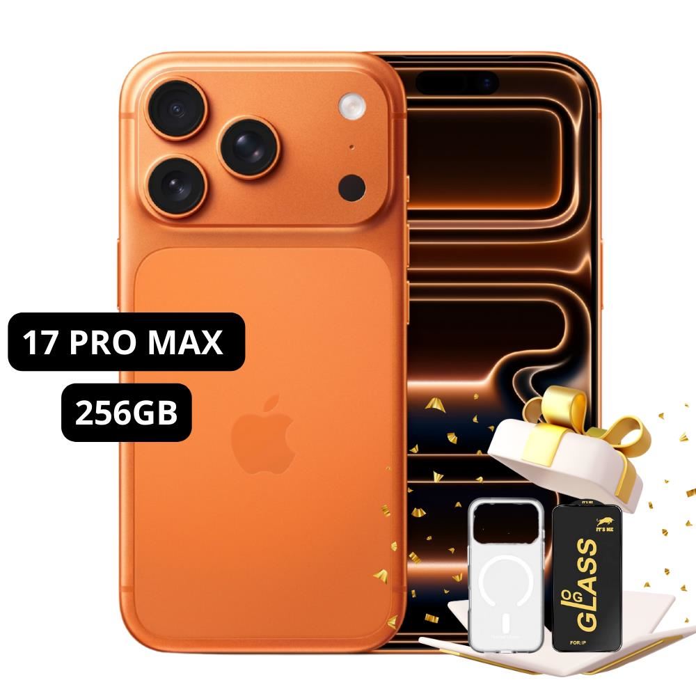 IPHONE 17 PRO MAX 256GB ESIM - ORANGE COSMIC + COMBO DE REGALO