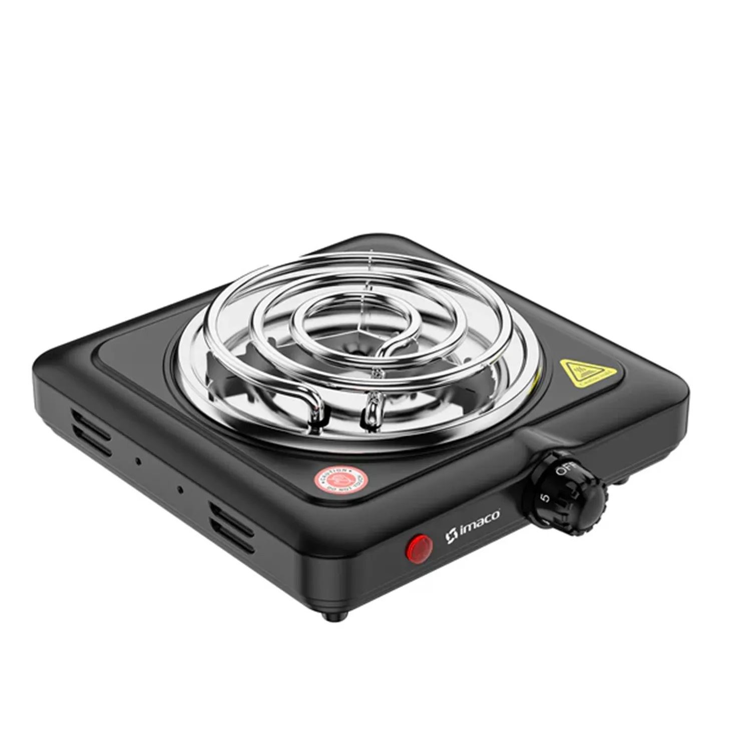 Cocina Eléctrica 1 Hornilla Imaco HP1000 Negro