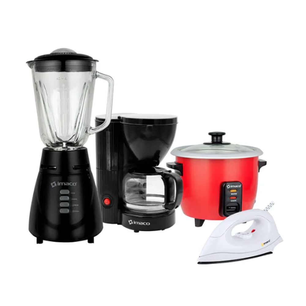 Combo Licuadora Imaco+ Arrocera+Cafetera+Plancha