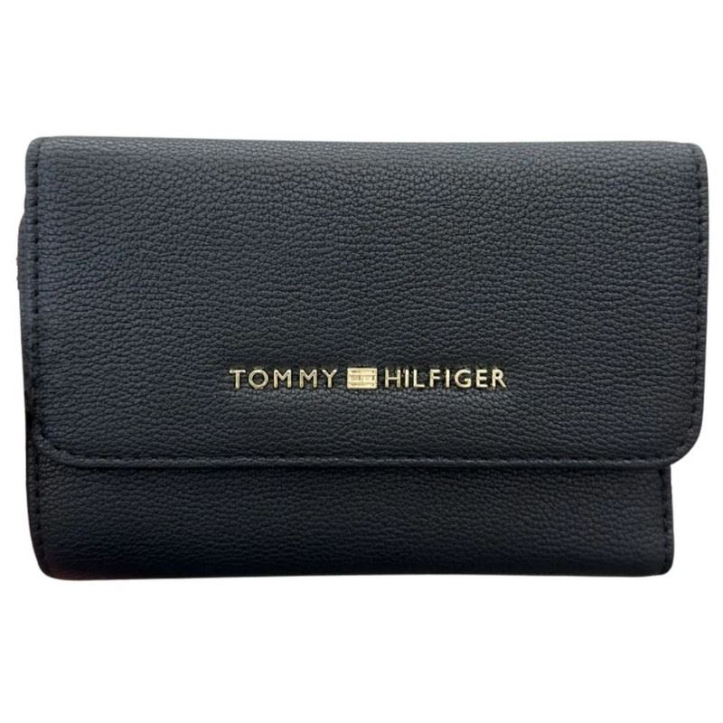 BILLETERA TOMMY HILFIGER TARJETERO MUJER AZUL