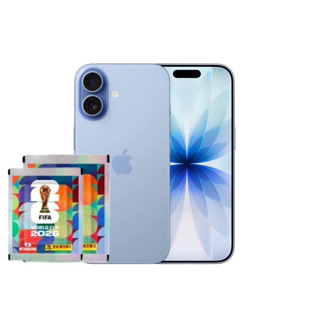 IPHONE 17 MIST BLUE 256GB ESIM + 2 SOBRES PANINI
