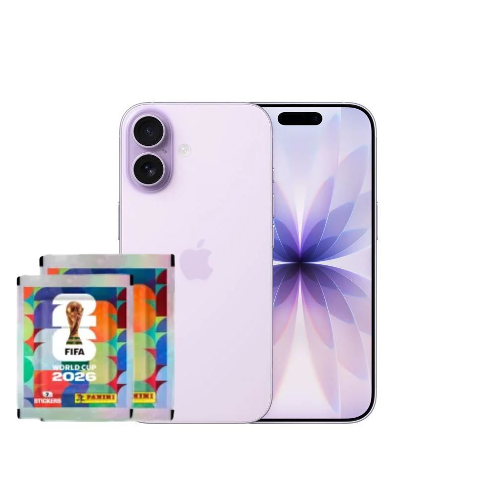 IPHONE 17 LAVENDER 256GB ESIM + 2 SOBRES PANINI