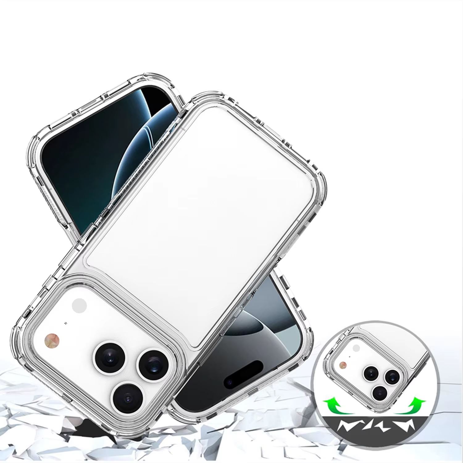 CASE FUNDA IPHONE 17 PRO MAX ANTISHOCK 360