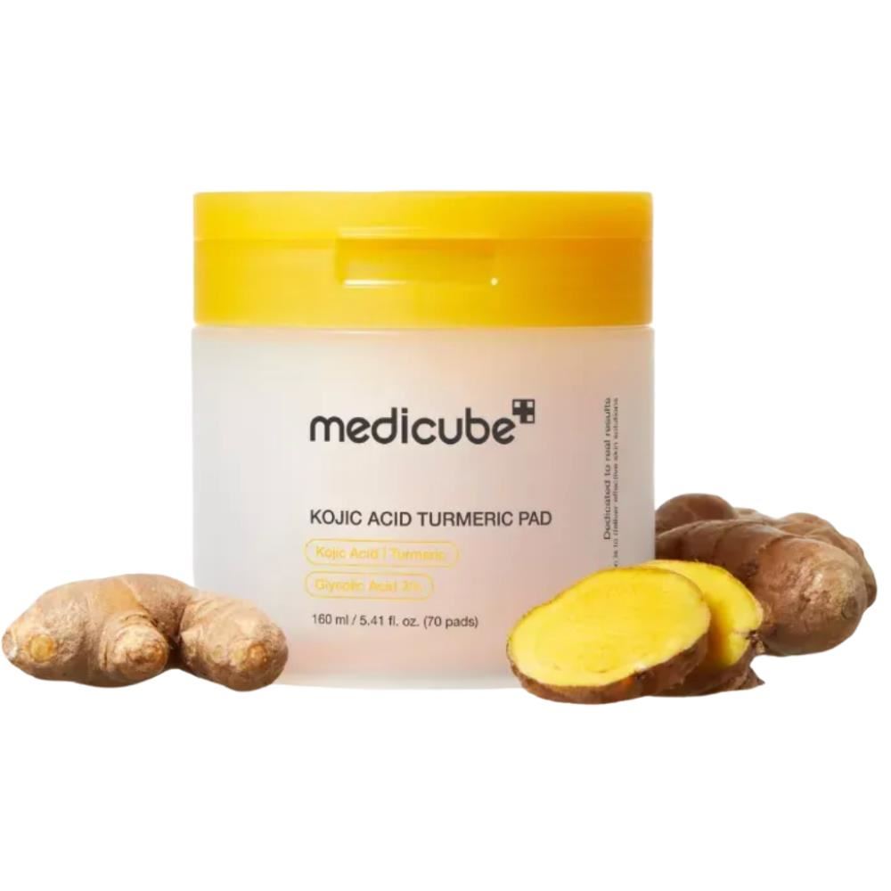 Medicube Kojic Acid Tumeric Toner Pad 160ml -70 Pads