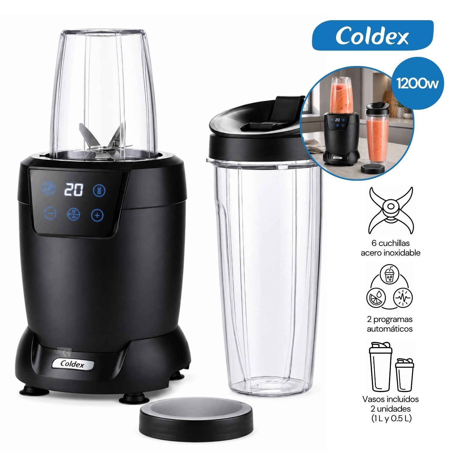Licuadora Personal Fit Coldex – CX LIC FIT