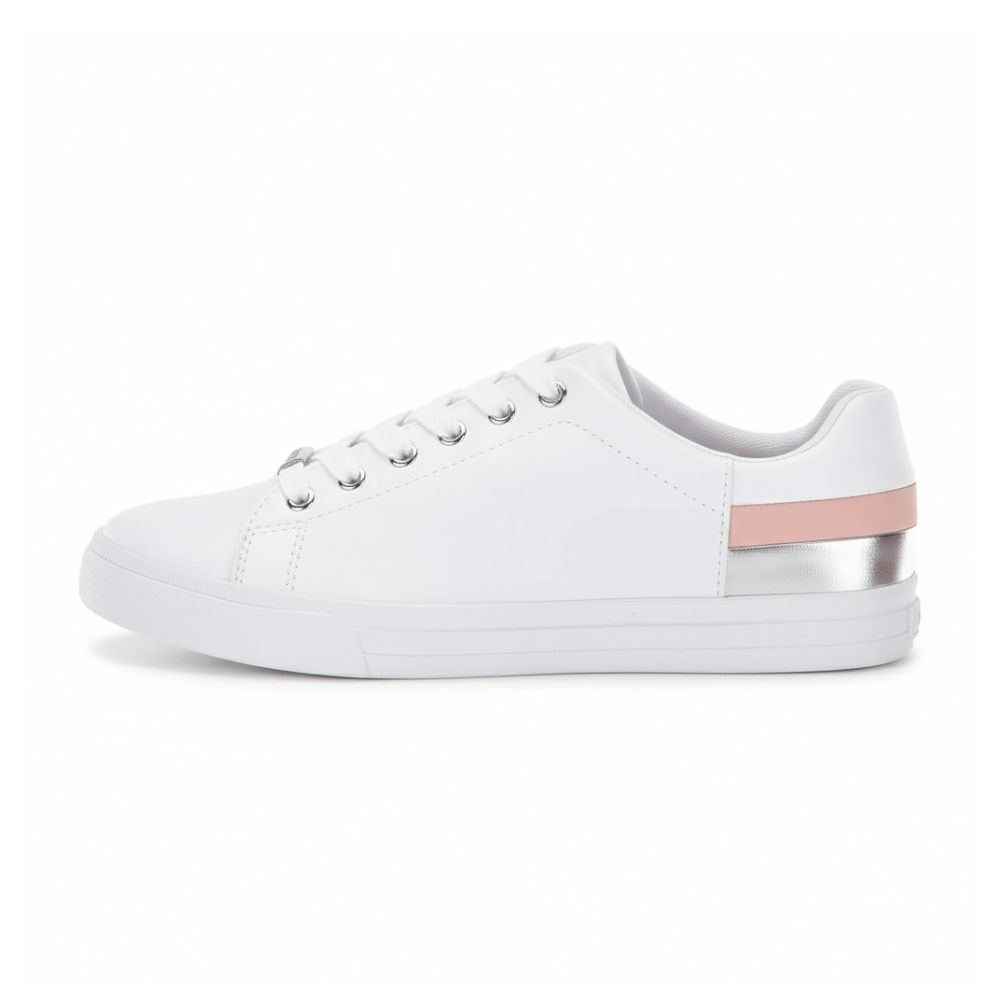 Zapatillas Tommy Hilfiger Mujer Laddi2 Color Blanco / Rosado