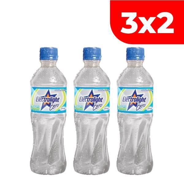 3x2 Bebida Hidratante Electrolight Cero Granadilla - Frasco 475 ML