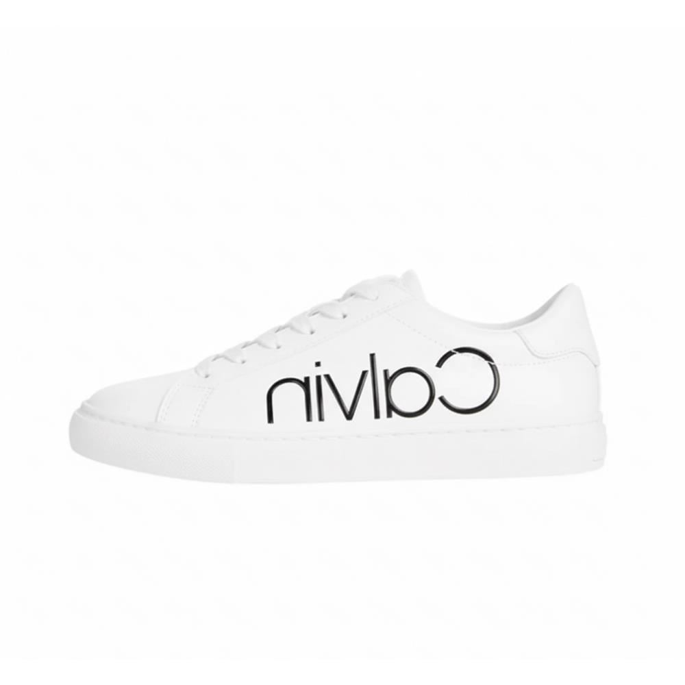 Zapatillas Calvin Klein Cabre Color Blanco Mujer - Talla 38.5 / 8 US