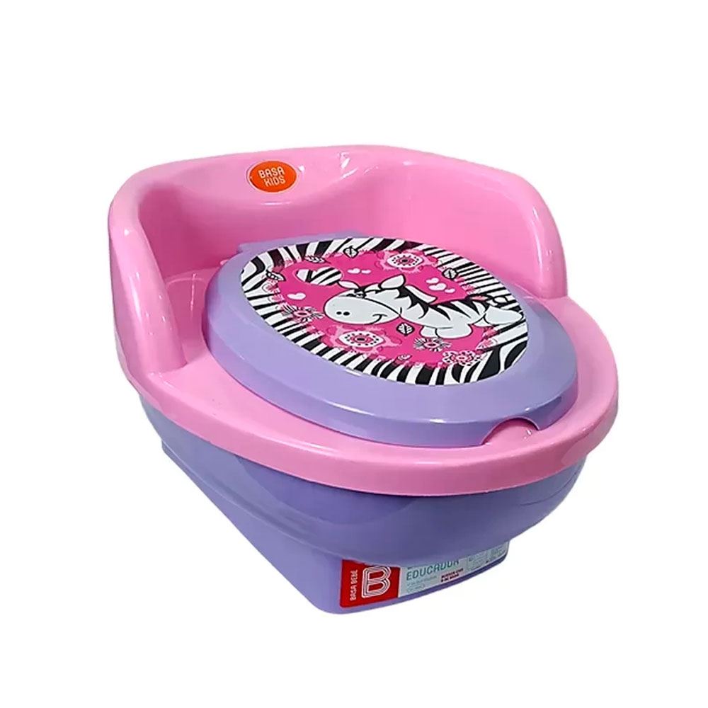 Bacin Eduacador Baby Basa Box Rosa y Lila