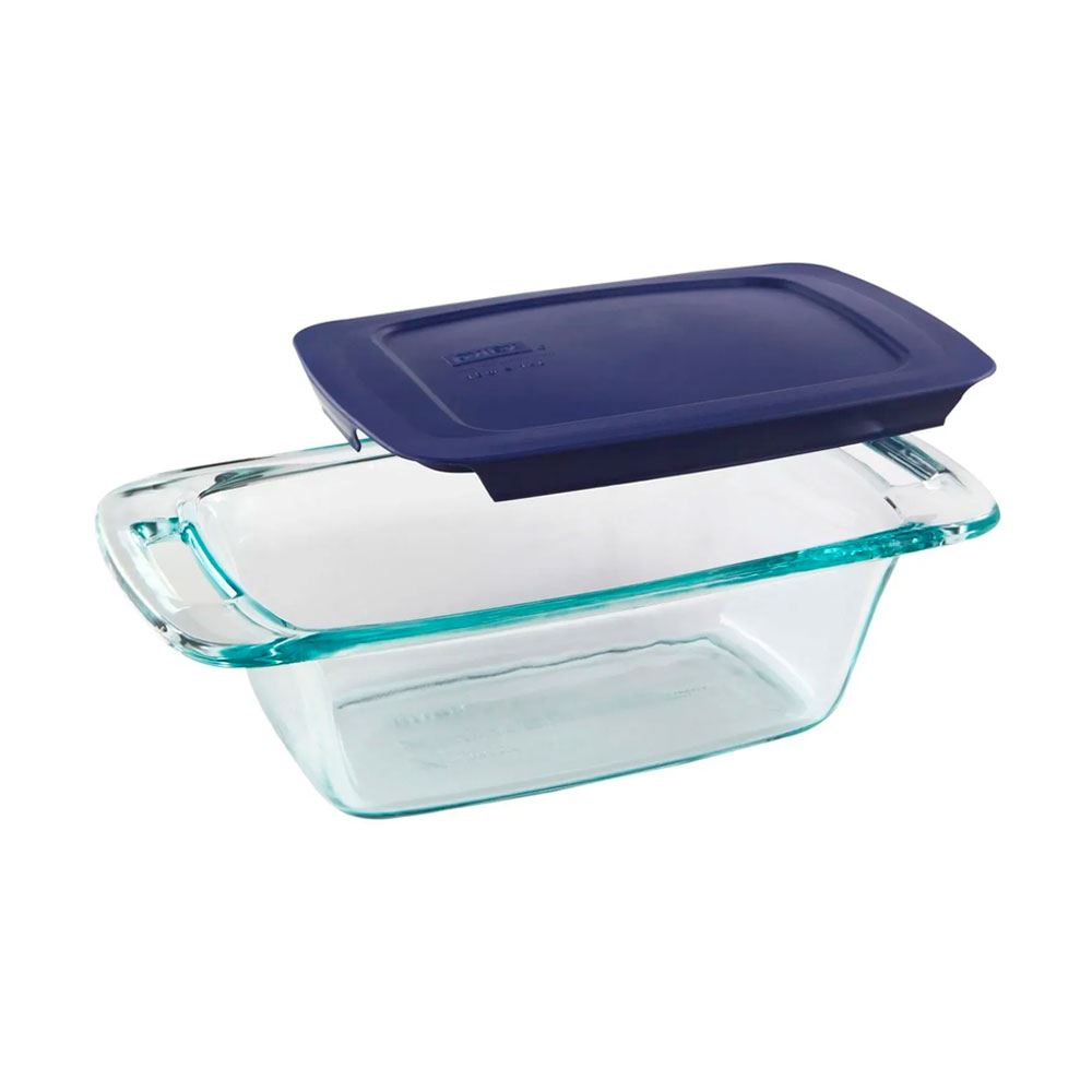 Fuente Molde de Pan Pyrex easy grab 1.4 LT C/tapa 21040