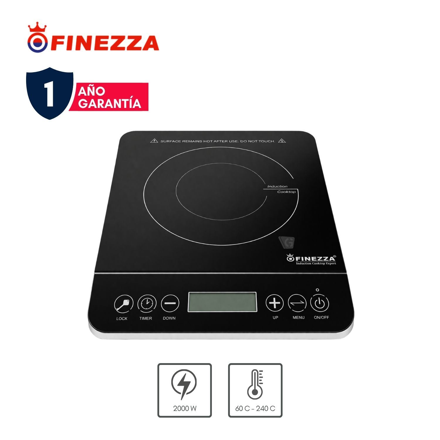 Cocina De Induccion 1 Hornilla Finezza FZ-312IN-1