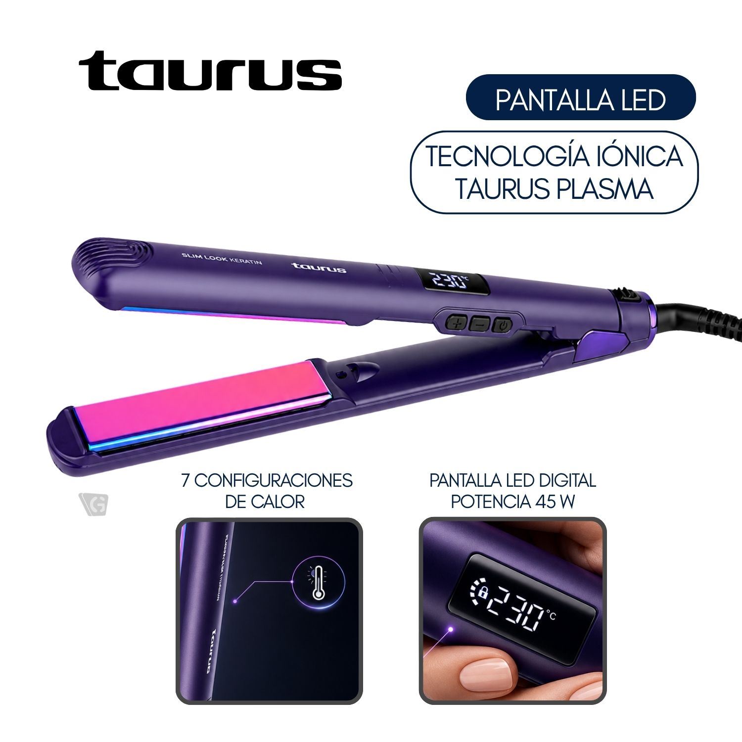 Alisadora Mod. Plasma Slim Titanium