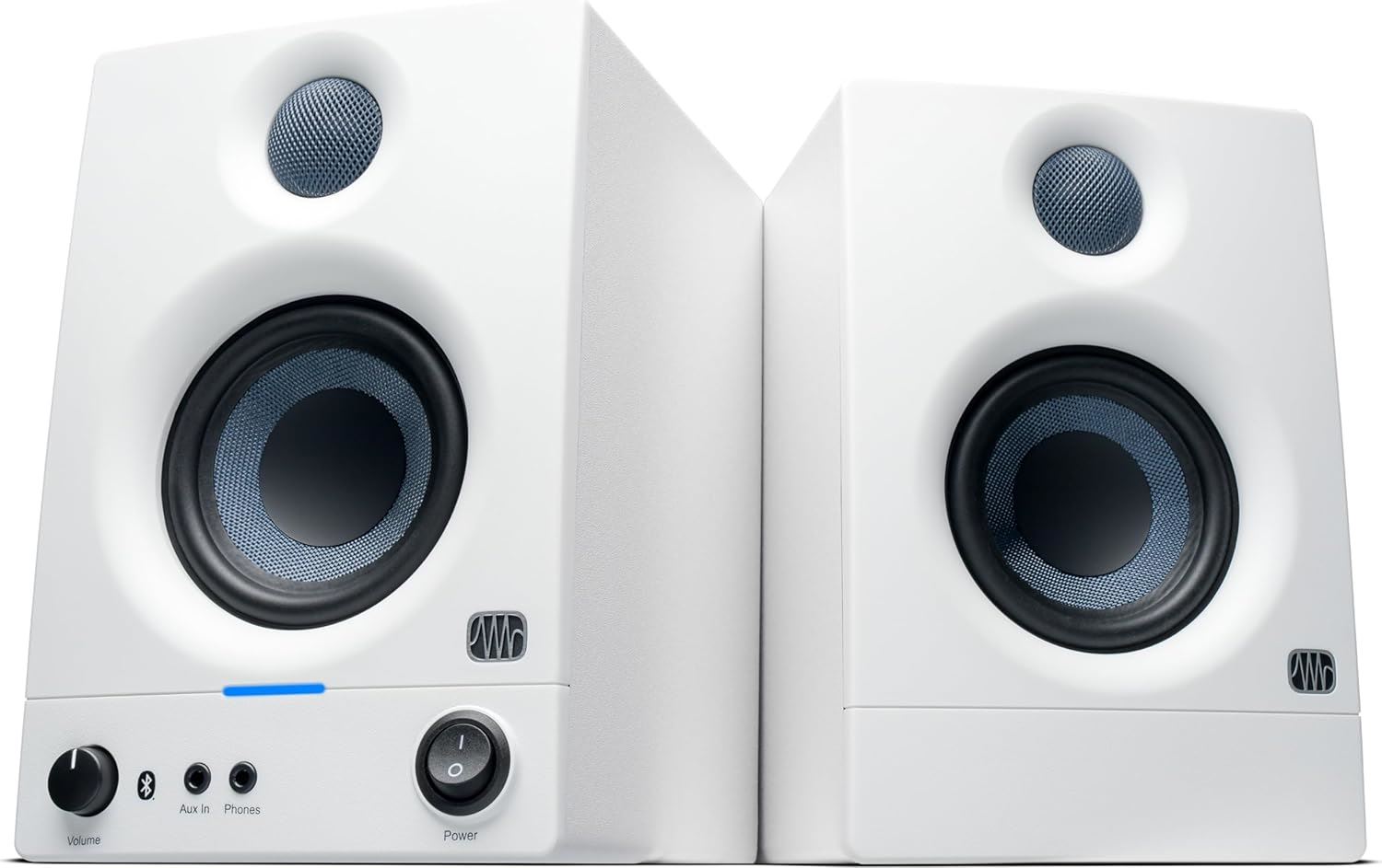 Altavoces de estudio PreSonus Eris 3.5BT Bluetooth 50W, Hi-Fi para PC - Blanco