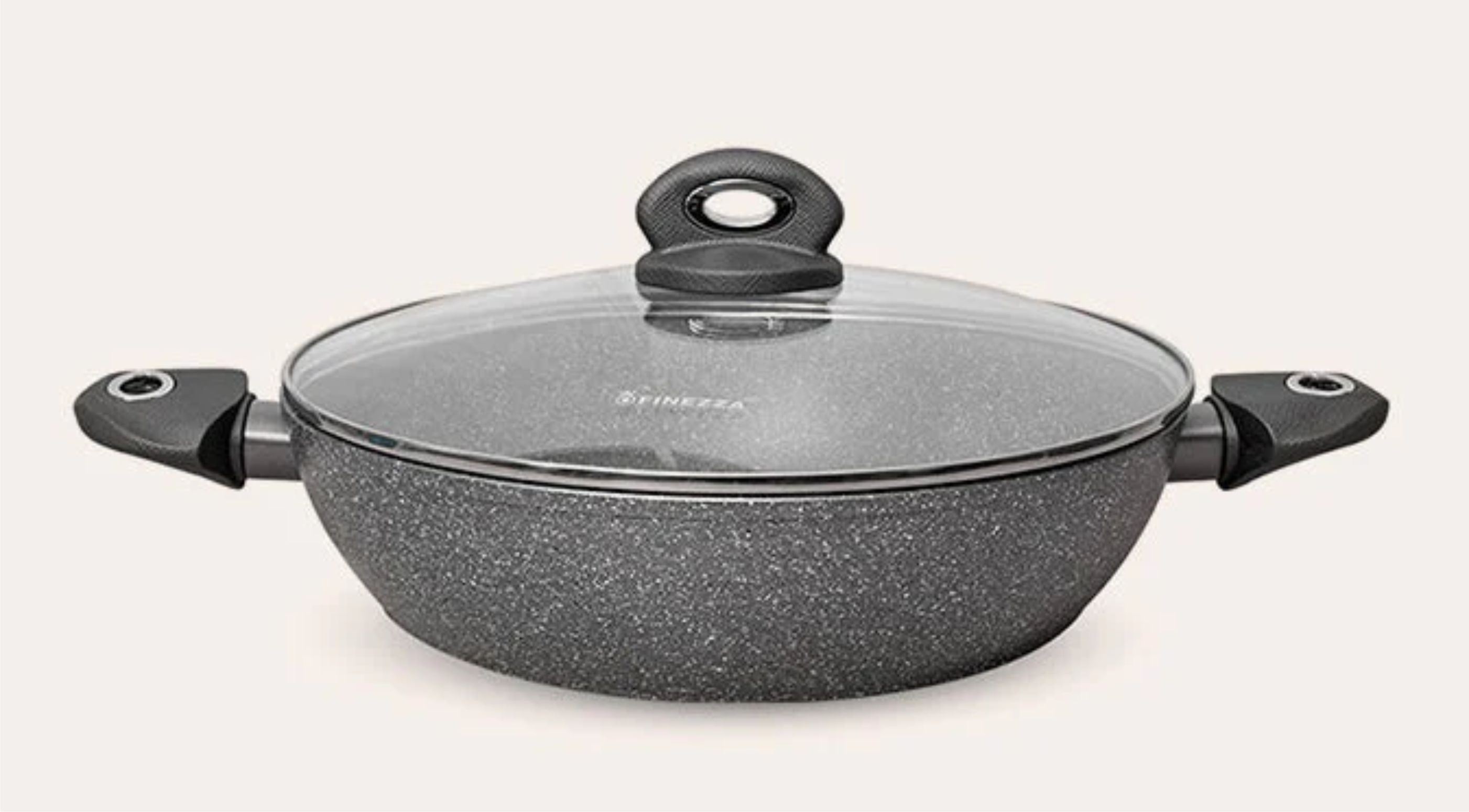 Olla con Tapa de Vidrio y Recubrimiento FZ-X432TM