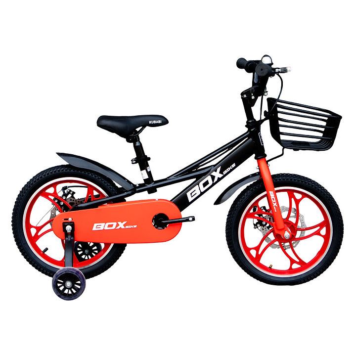 Bicicleta Box Aro 16 para niños negro con rojo