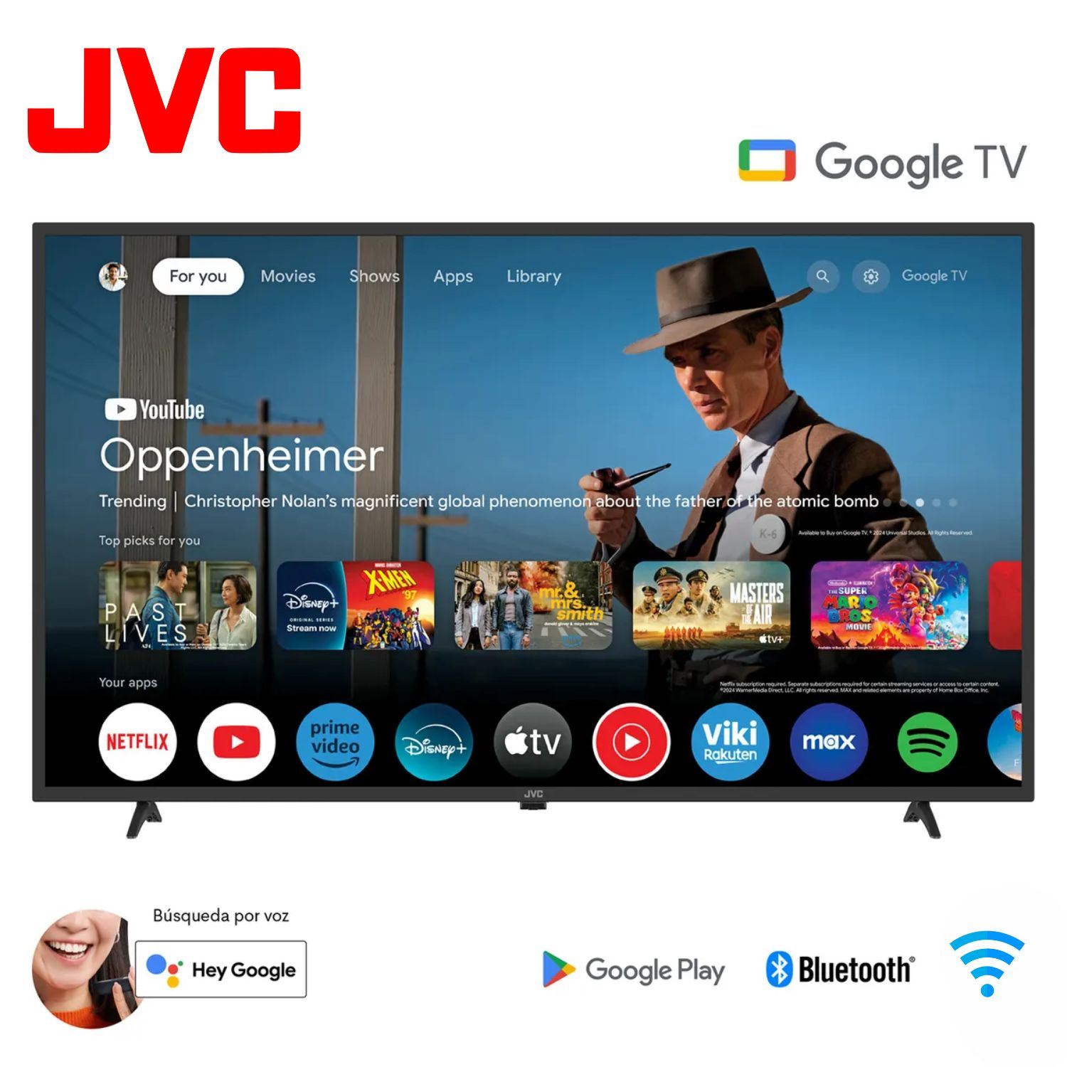 Televisor JVC LT-43KM348 FHD  43'' Google TV Os