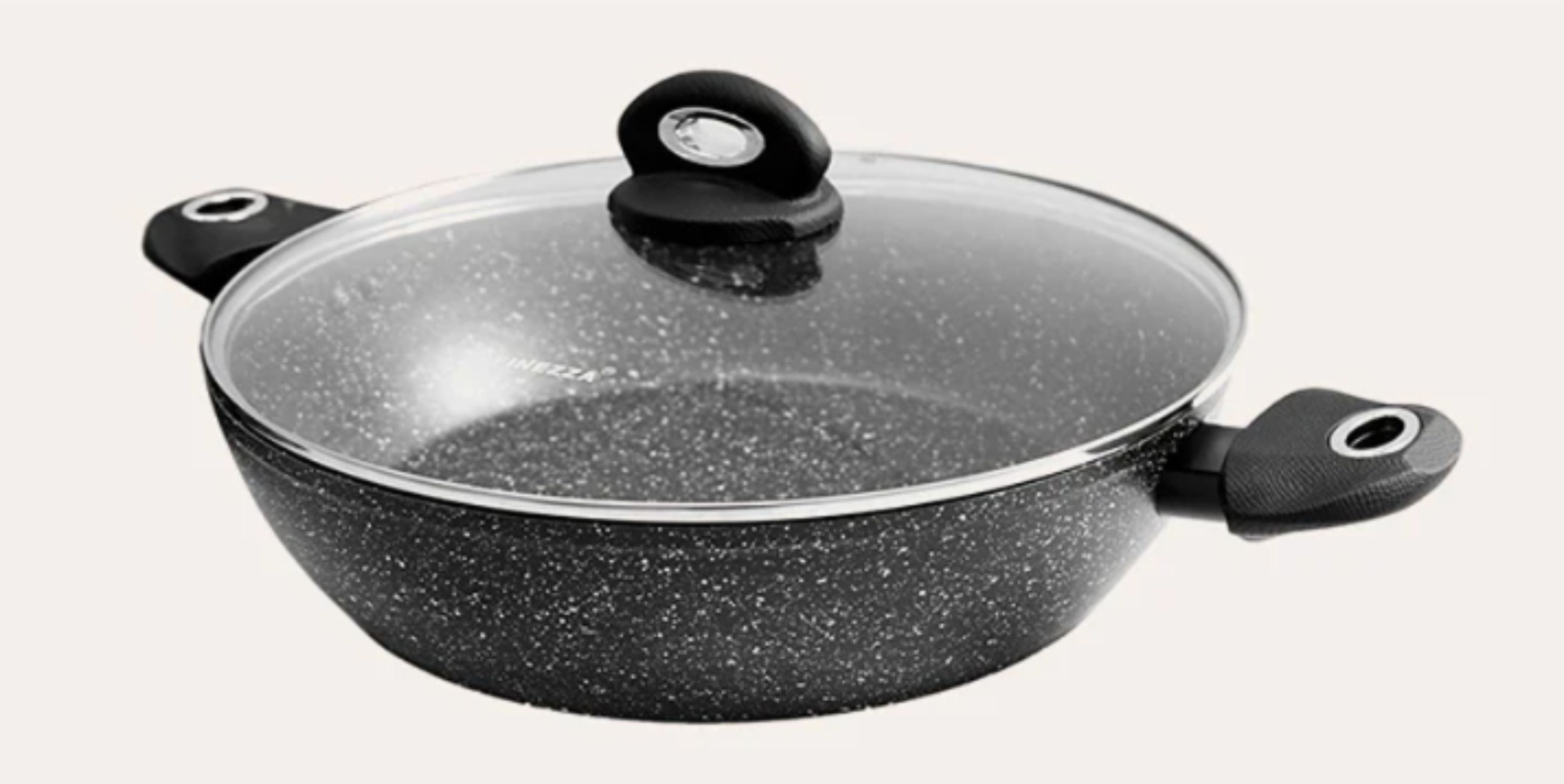 Olla antiadherente con tapa de vidrio FINEZZA FZ-P378TM