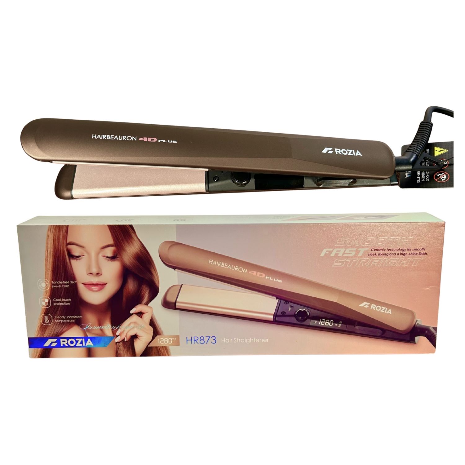 Plancha para cabello Rozia HR-873 Alisador profesional