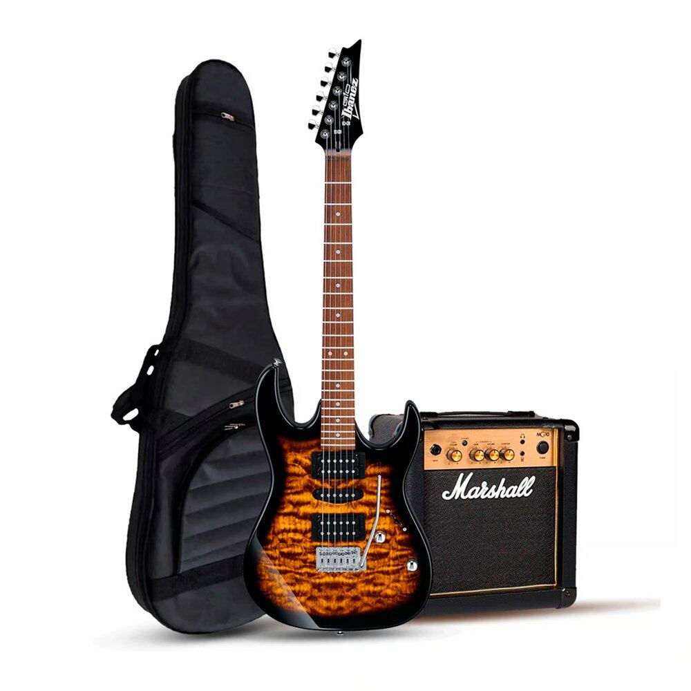 GIO GRX70QA SUNBURST - MARSHALL 10W