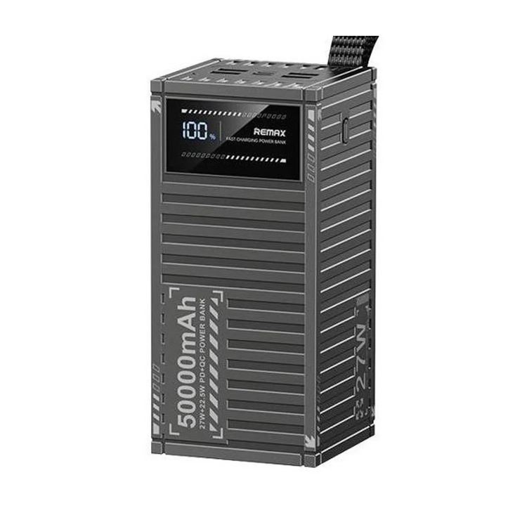 Power Bank 50000 Remax Carga Rapida 27w Rpp-161 - Gray