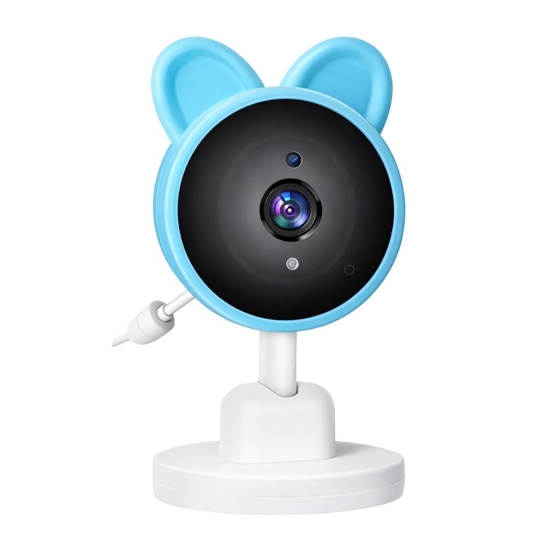Cámara para Bebé WiFi Full HD con Visión Nocturna Audio Bidireccional y Sensor de Temperatura
