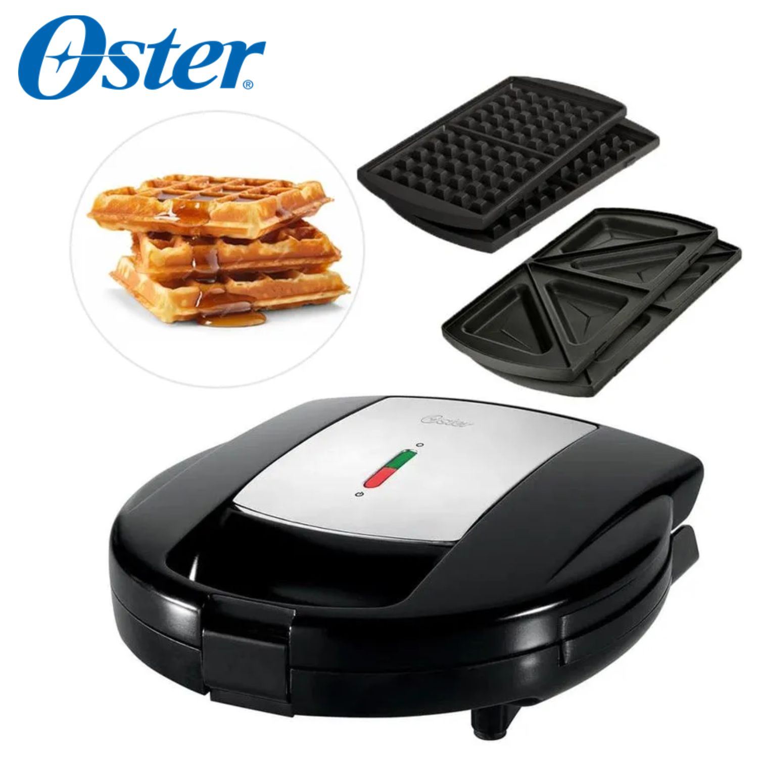 Sandwichera Oster CKSTSM3892 intercambiables para wafles