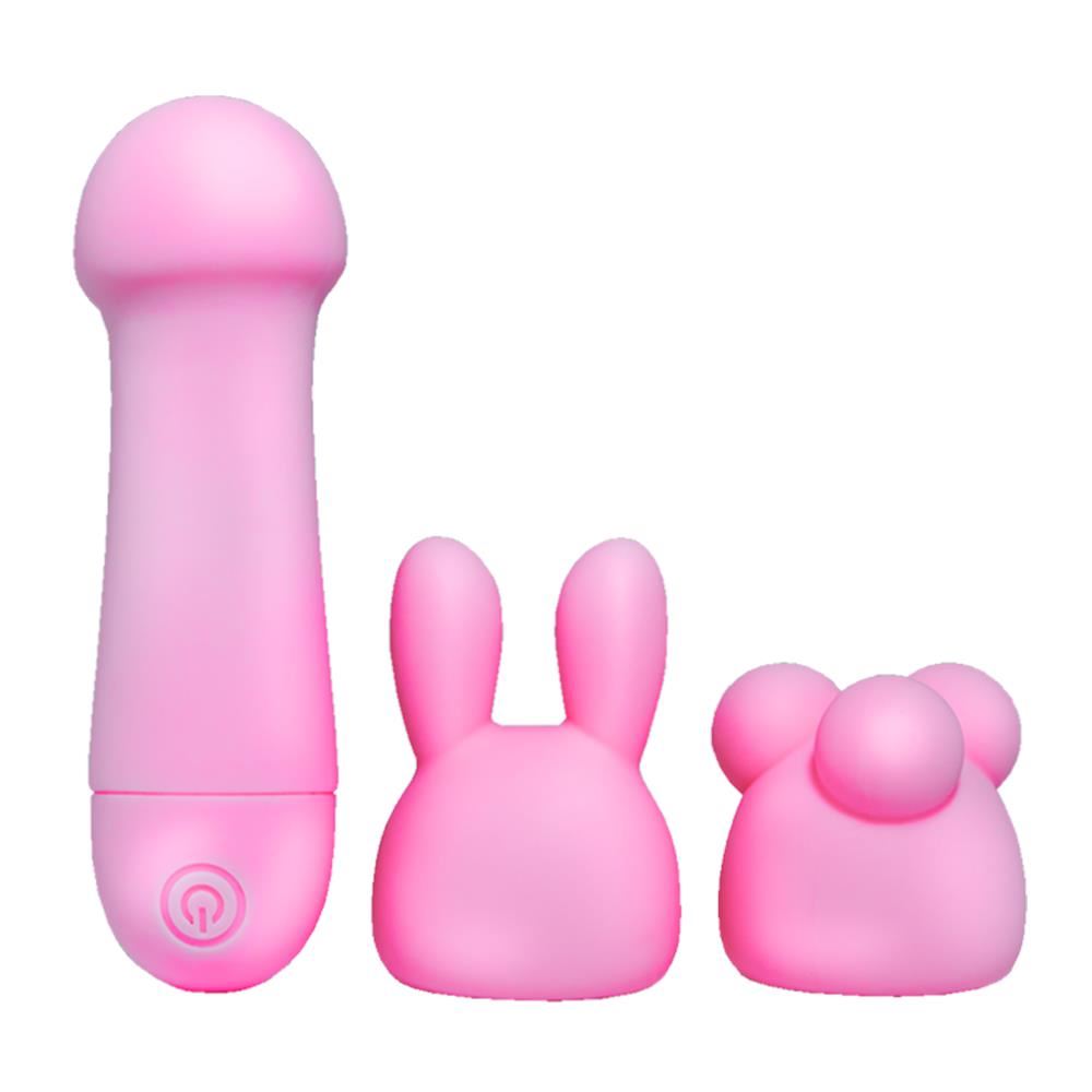 Varita Vibradora y Masajeadora de Clítoris con 2 Cabezales